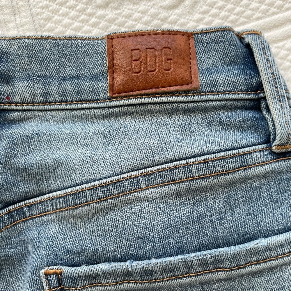 Urban Outfitters BDG Twig High Rise Skinny Denim Jeans Medium Wash 24 - Picture 6 of 11